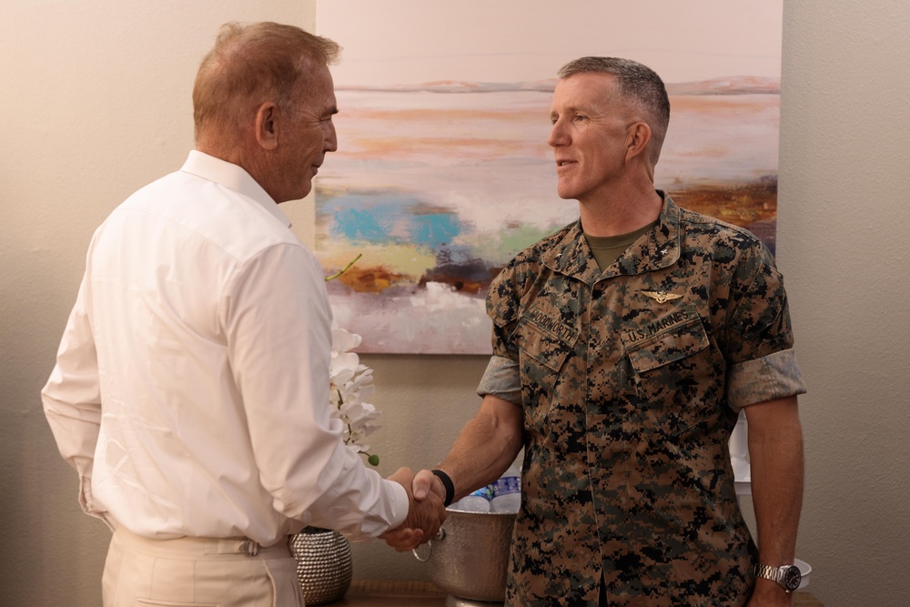 Kevin Costner Meet-and-Greet at Marine Corps Base Camp Pendleton
