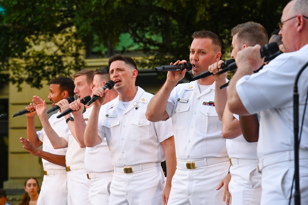 Navy Band Concert at the Navy Memorial, Washington DC