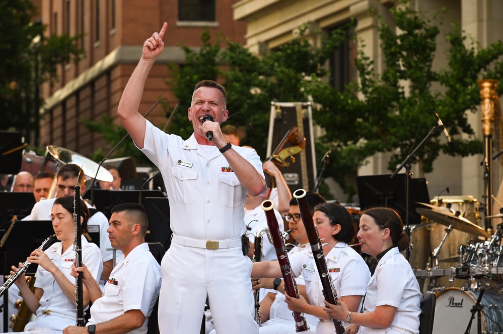 Navy Band Concert at the Navy Memorial, Washington DC