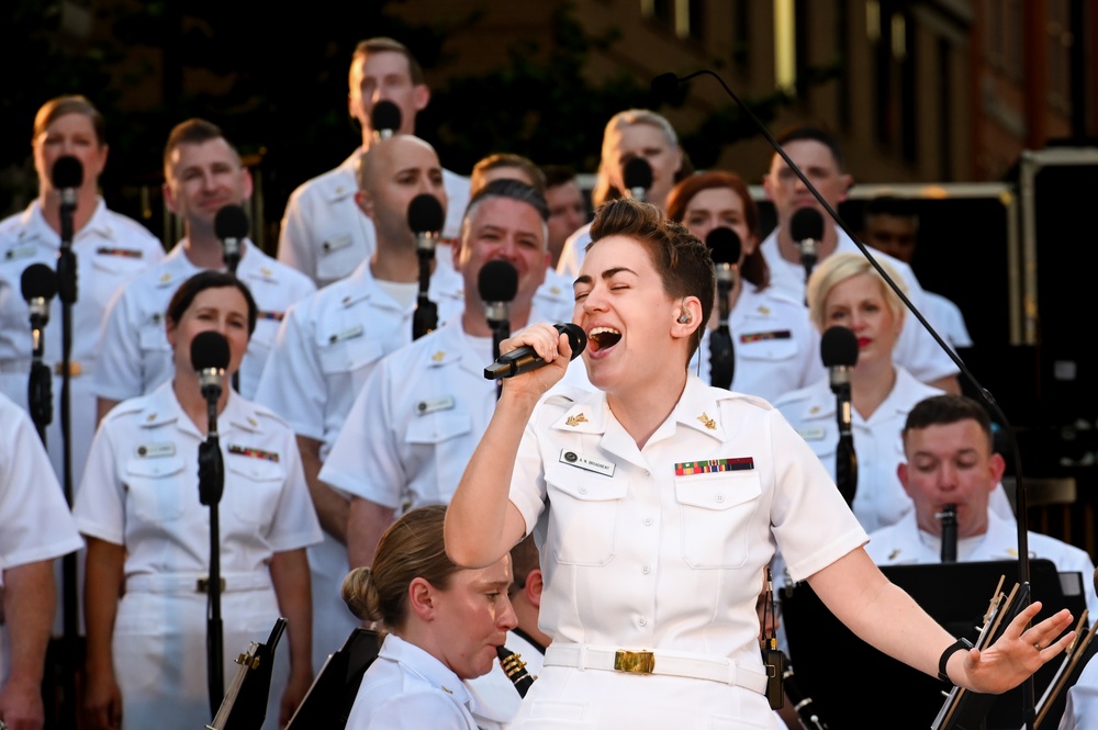 Navy Band Concert at the Navy Memorial, Washington DC