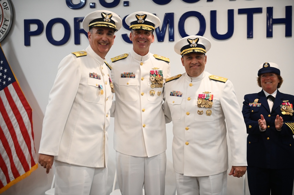 Fifth Coast Guard District holds change-of-command ceremony