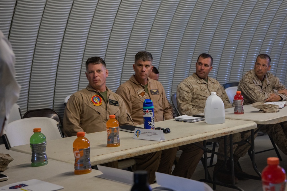 Mr. Gregg Habel visits MAGTF-23 command and staff during ITX 4-24