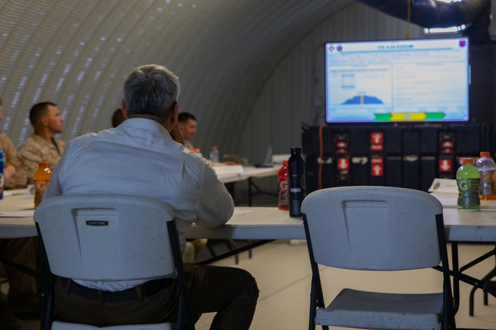 Mr. Gregg Habel visits MAGTF-23 command and staff during ITX 4-24