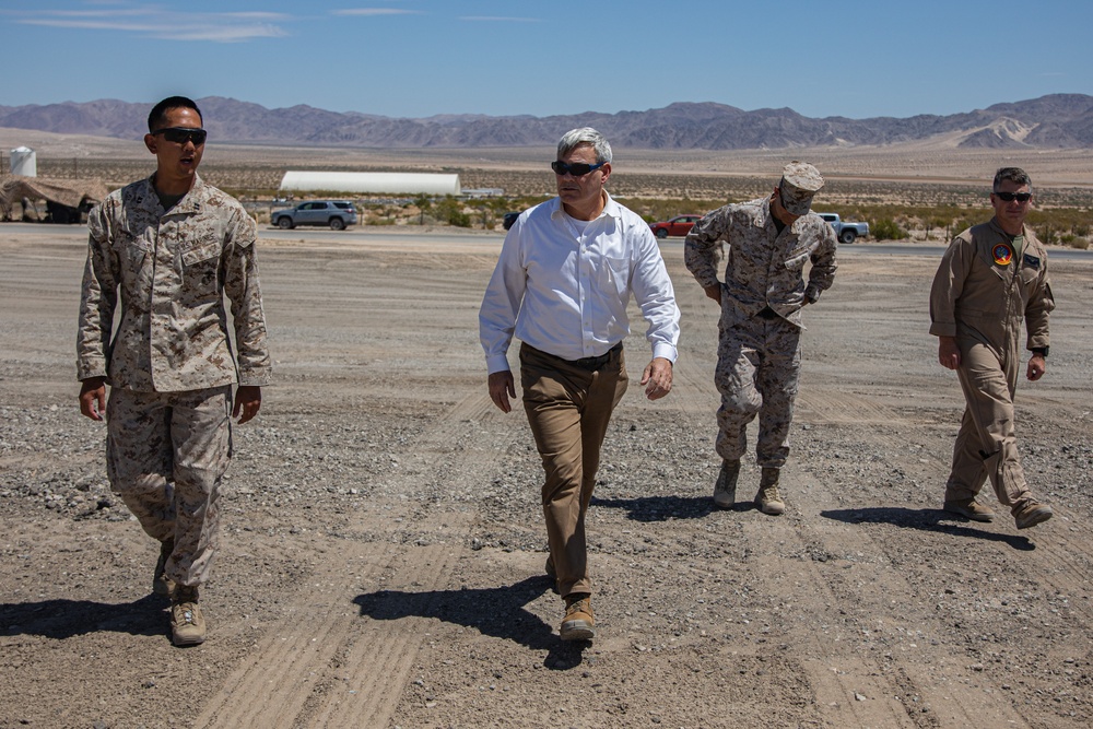 Mr. Gregg Habel visits MAGTF-23 command and staff during ITX 4-24