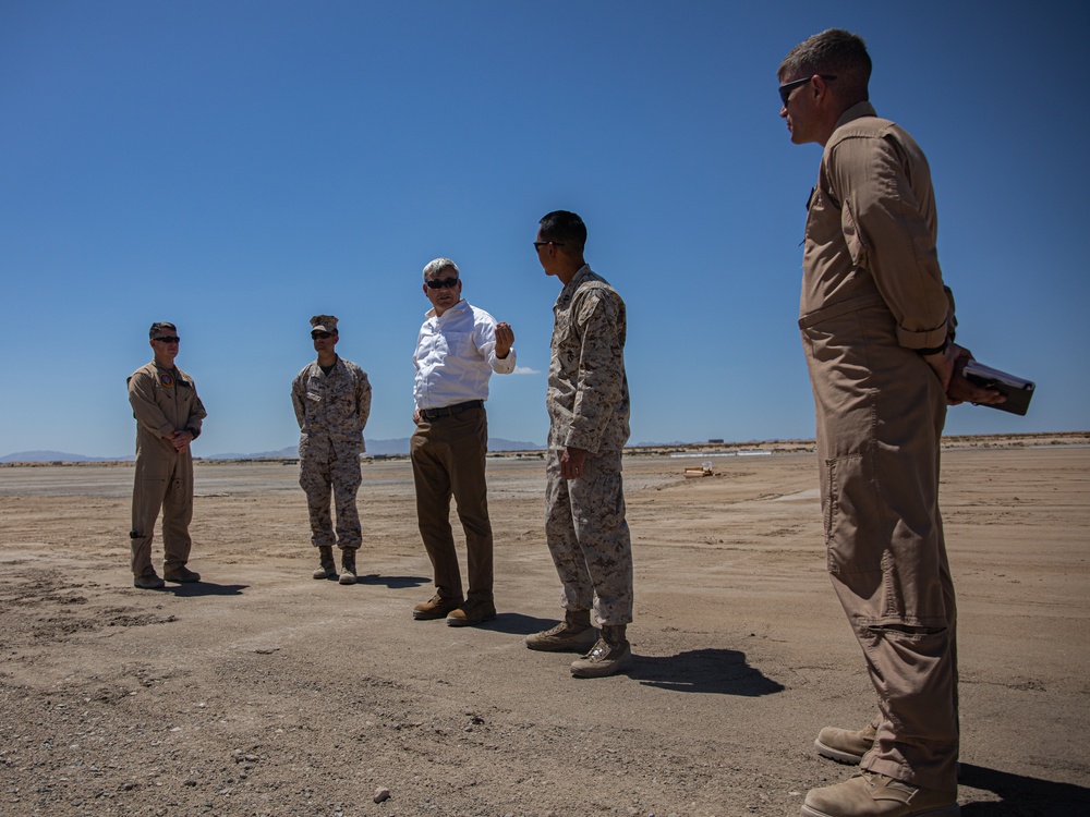 Mr. Gregg Habel visits MAGTF-23 command and staff during ITX 4-24