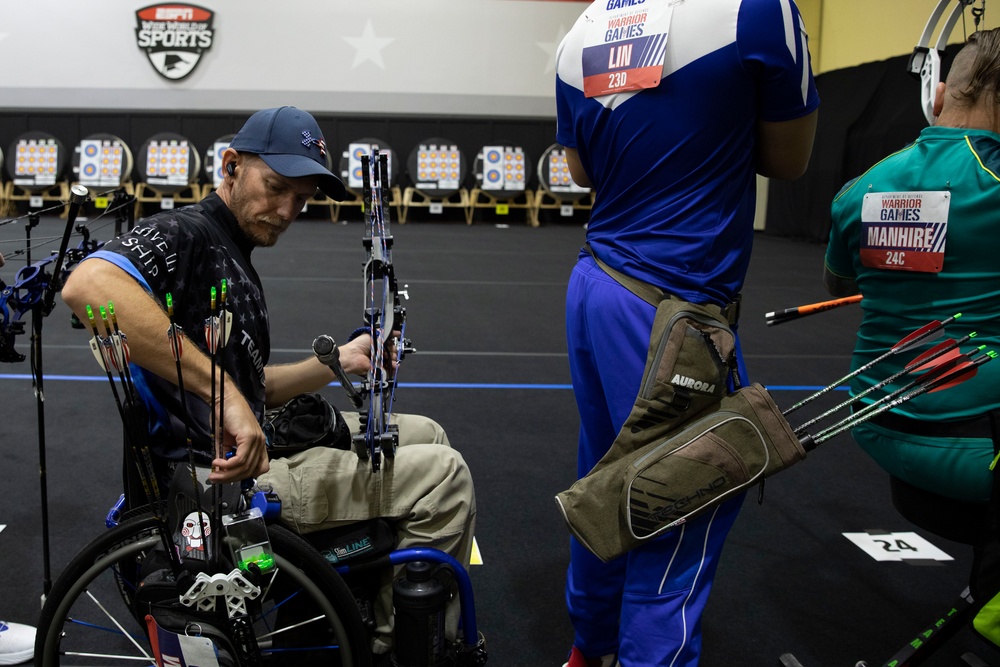 Archery Competition at the DoD Warrior Games 2024