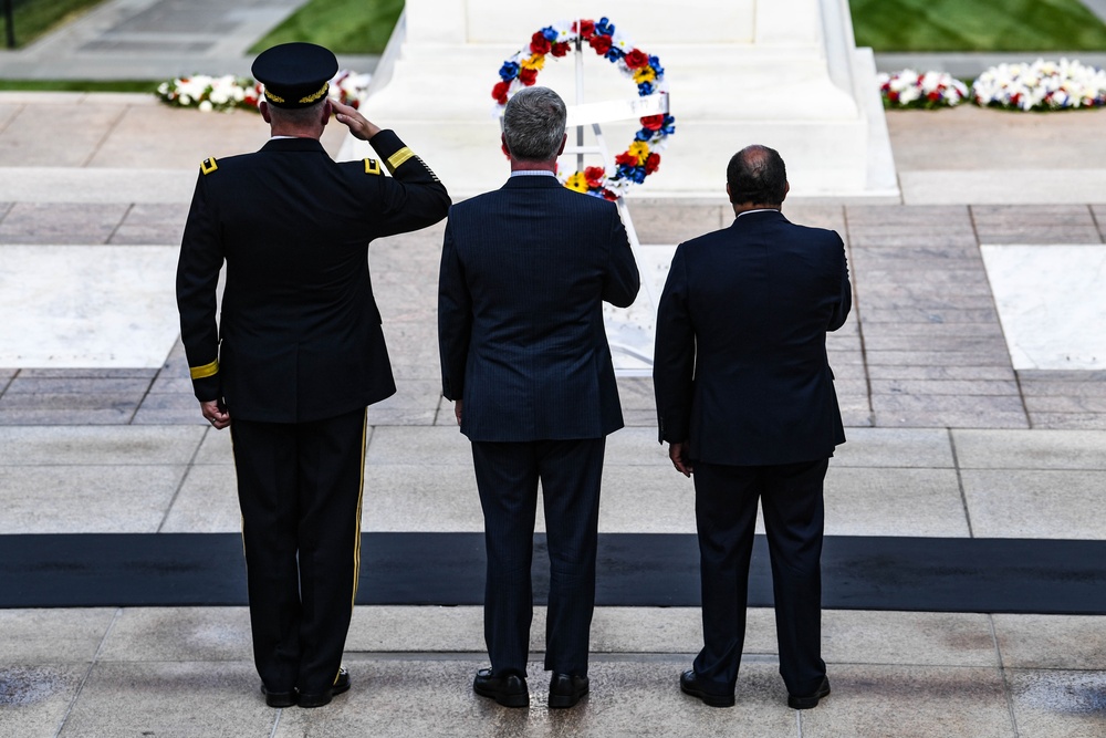 Wreath Laying at the Tomb of the Unknown Soldier