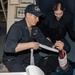 Sailors Practice Casualty Drill