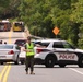 Russell Road brush fire near Quantico