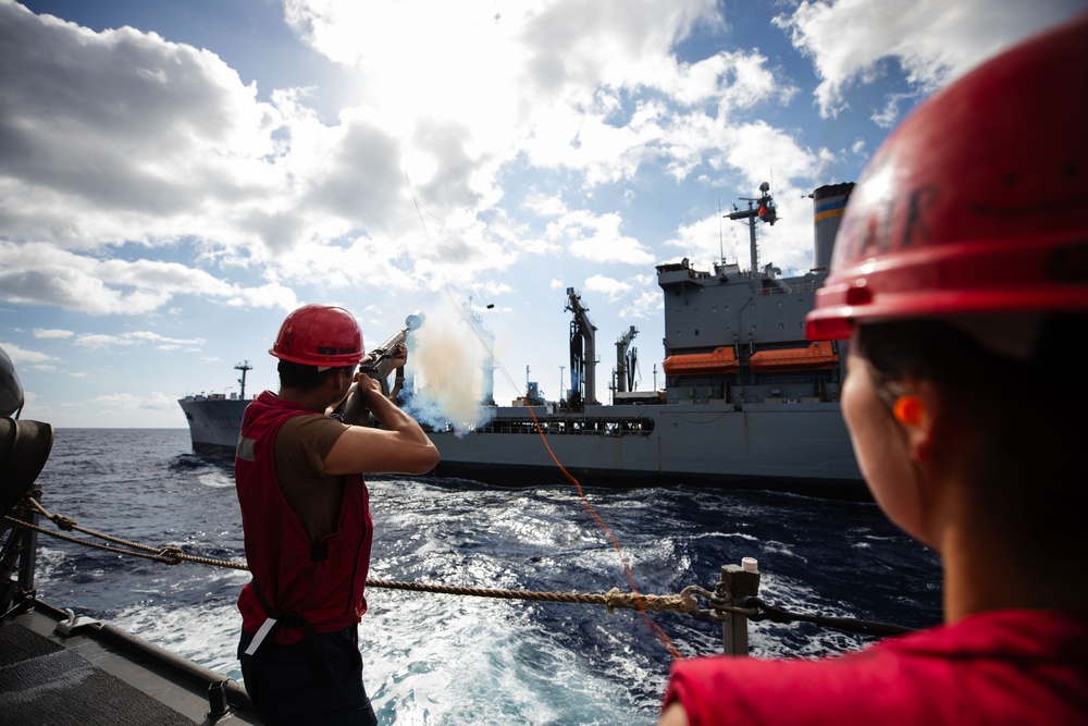 USS Fitzgerald Replenishment at Sea