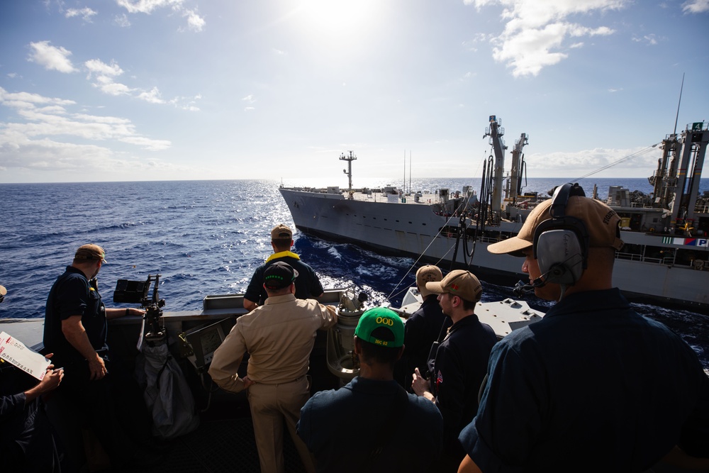 USS Fitzgerald Replenishment at Sea