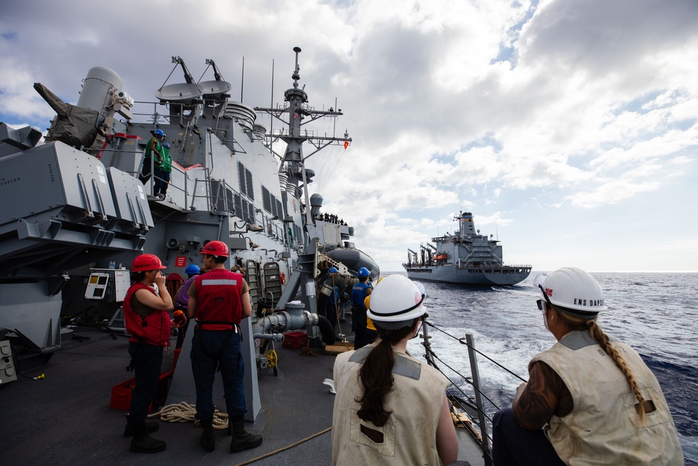 USS Fitzgerald Replenishment at Sea