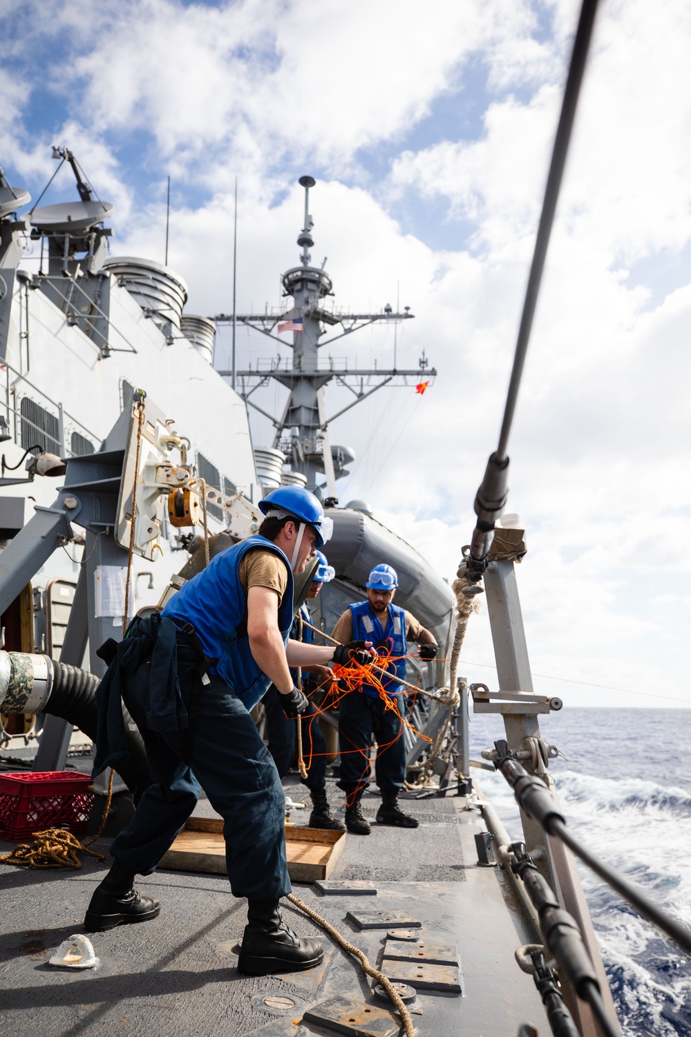 USS Fitzgerald Replenishment at Sea