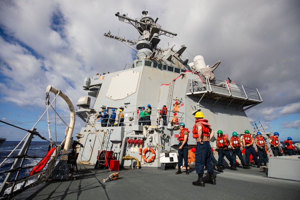 USS Fitzgerald Replenishment at Sea