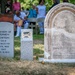 CTNG helps unveil burial marker for Civil War Soldier, parents’ refurbished gravestone