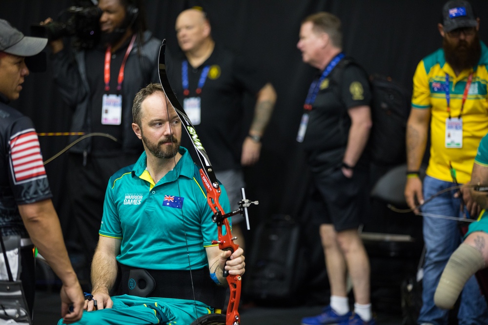 2024 DoD Warrior Games Athletes Nock, Aim, And Hit Their Targets with Adaptive Archery Competition