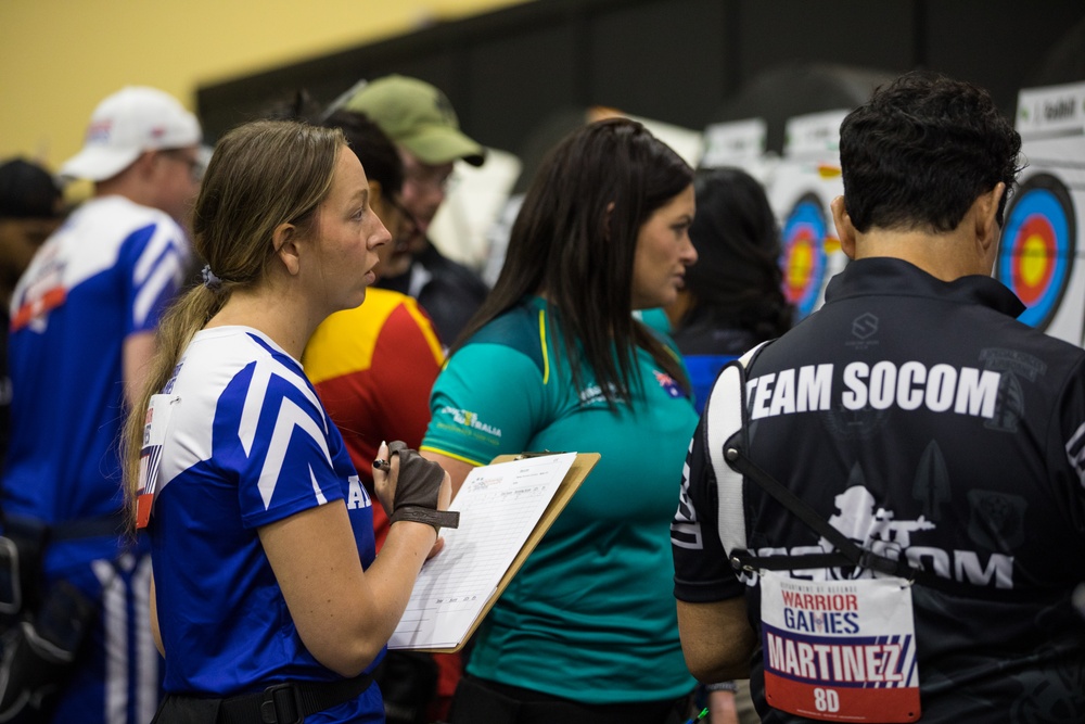 2024 DoD Warrior Games Athletes Nock, Aim, And Hit Their Targets with Adaptive Archery Competition