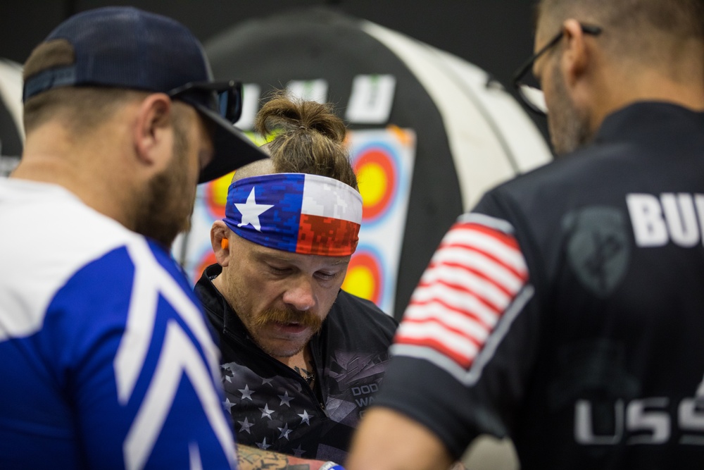 2024 DoD Warrior Games Athletes Nock, Aim, And Hit Their Targets with Adaptive Archery Competition