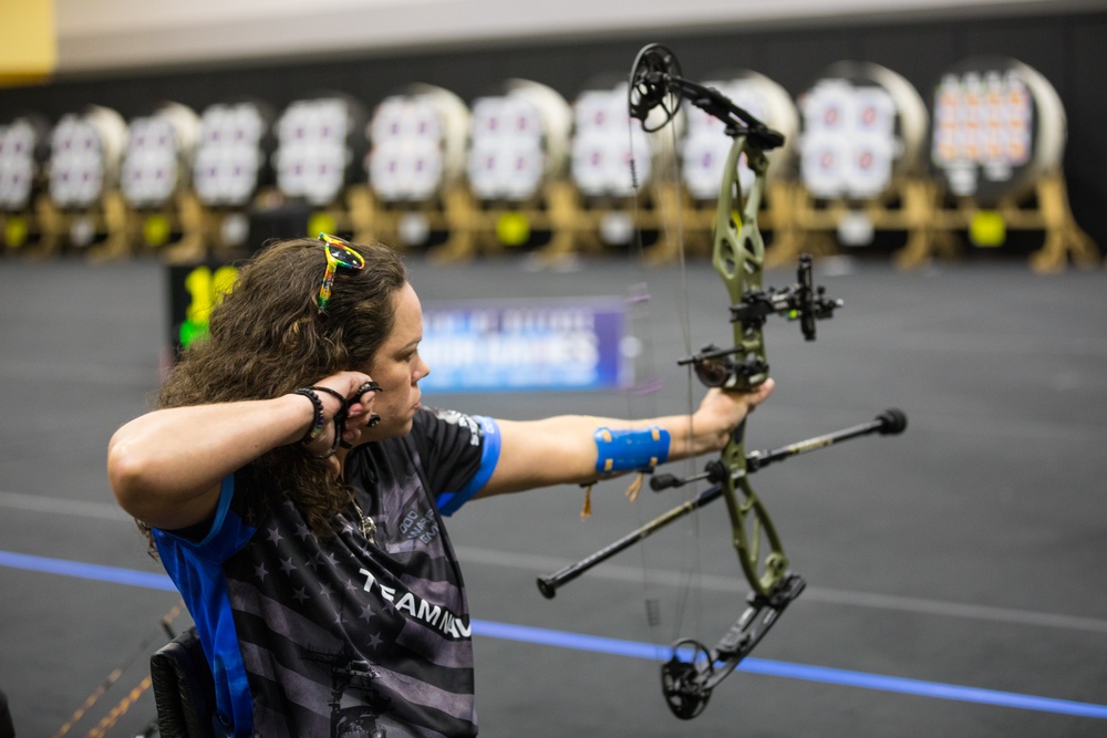 2024 DoD Warrior Games Athletes Nock, Aim, And Hit Their Targets with Adaptive Archery Competition
