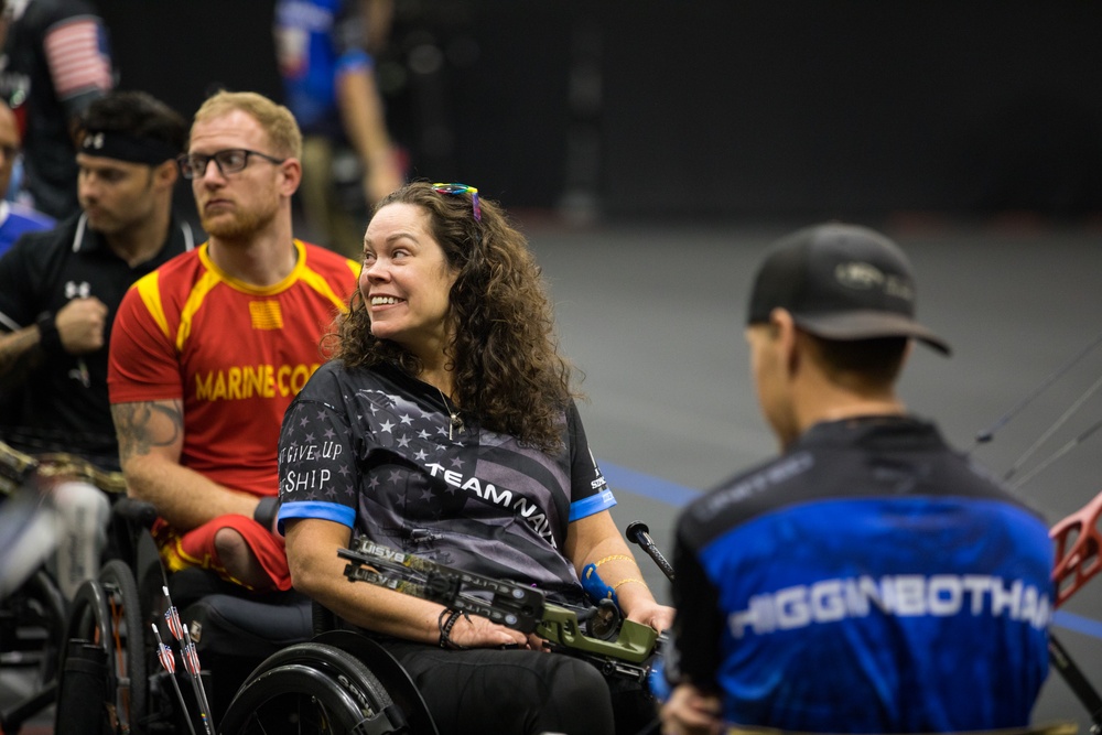 2024 DoD Warrior Games Athletes Nock, Aim, And Hit Their Targets with Adaptive Archery Competition