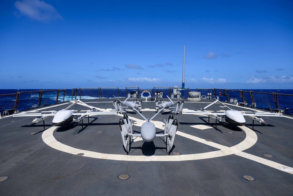 UAS PHOTOEX on USS Curtis Wilbur (DDG 54)