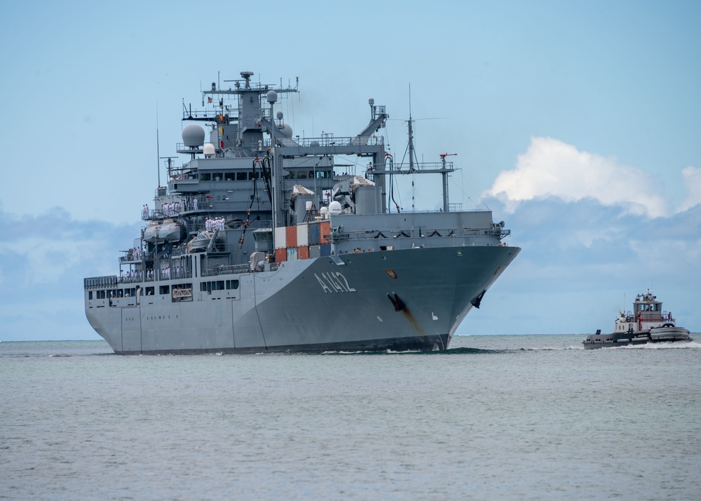 FGS Frankfurt Am Main Arrives for RIMPAC 2024