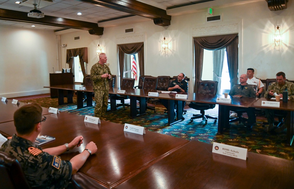 VADM Wade Speaks with Senior Leaders for RIMPAC 2024