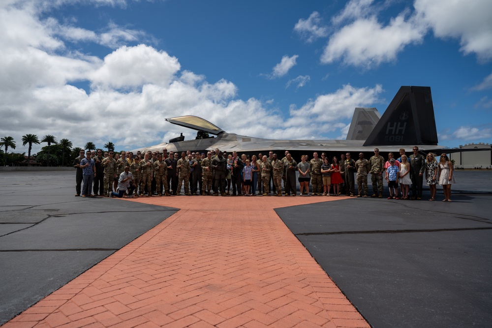 Col. Keith Young, 15th Wing deputy commander's fini flight and retirement ceremony