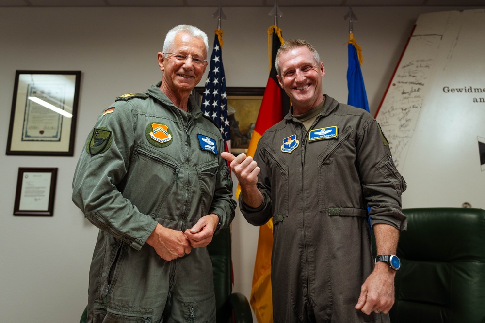 Decree of honor signed between GAF 2nd FS and USAF 310th FS