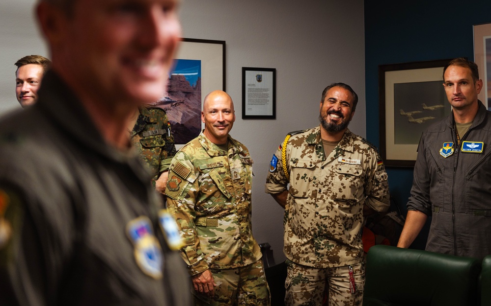 Decree of honor signed between GAF 2nd FS and USAF 310th FS