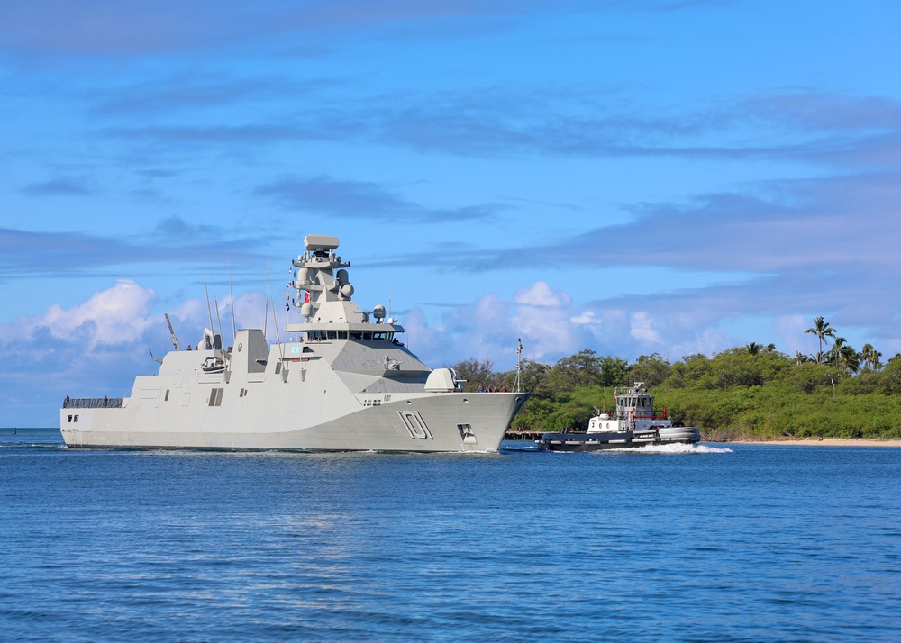 ARM Benito Juarez Arrives for RIMPAC 2024