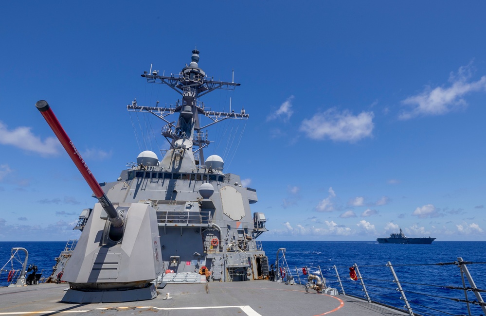 U.S. and Japanese Naval Forces Conduct Bilateral Operations