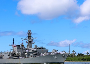 CNS Almirante Condell Arrives for RIMPAC 2024