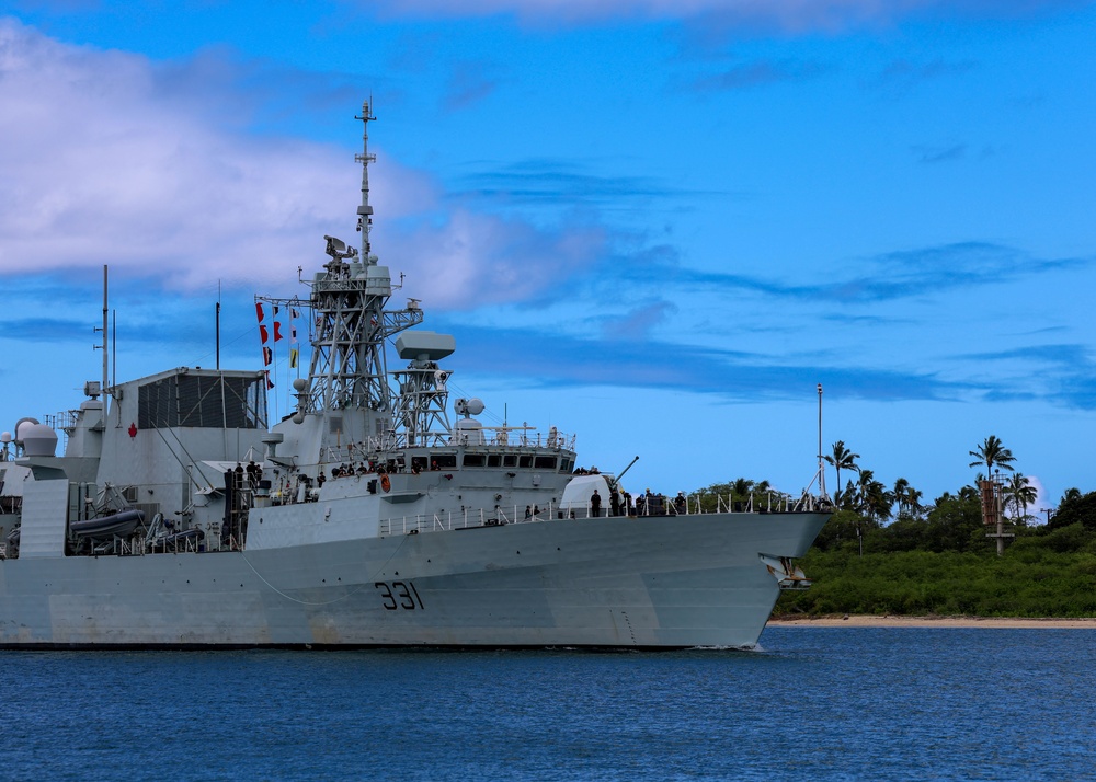 HMCS Vancouver Arrives for RIMPAC 2024