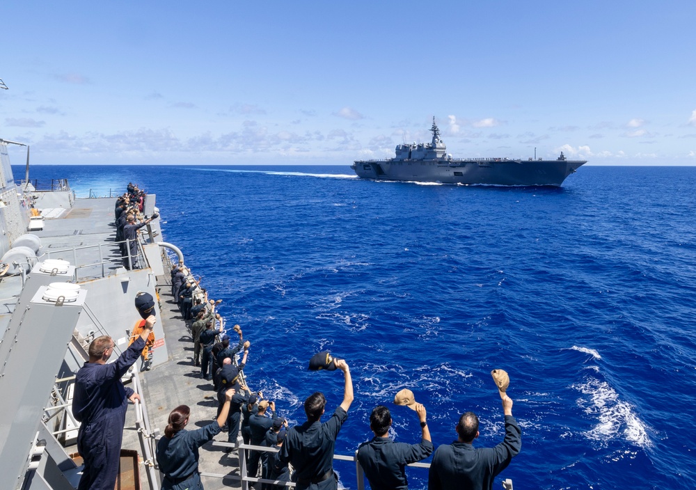 U.S. and Japanese Naval Forces Conduct Bilateral Operations