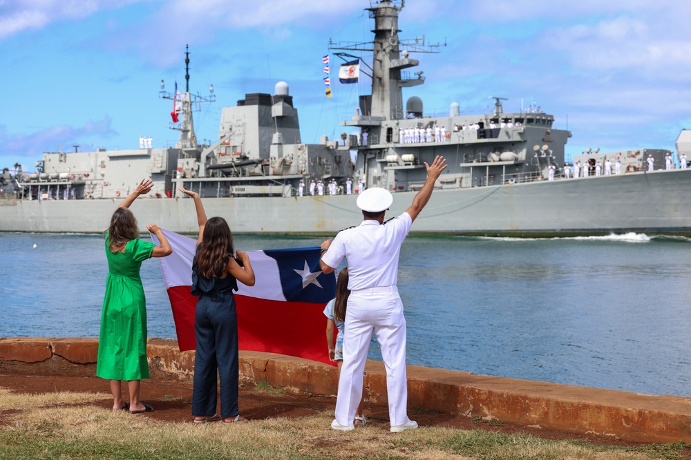 CNS Almirante Condell Arrives for RIMPAC 2024