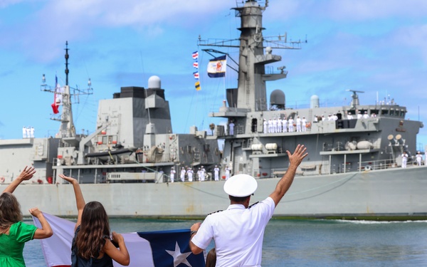 CNS Almirante Condell Arrives for RIMPAC 2024