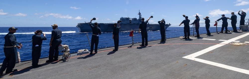 U.S. and Japanese Naval Forces Conduct Bilateral Operations