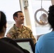 Chief Warrant Officer 3 Nicholas conducts LSV tours with distinguish visitors