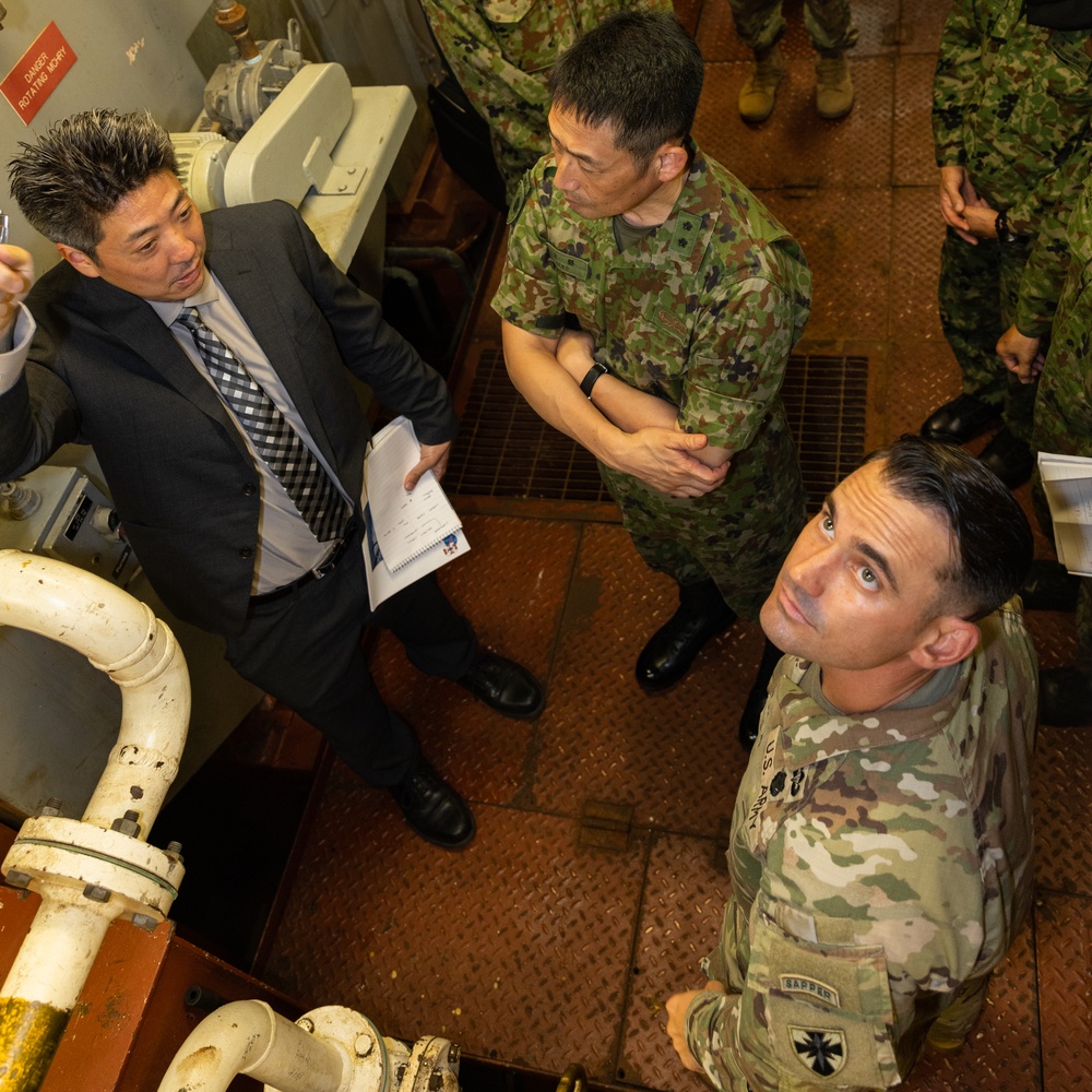 Chief Warrant Officer 3 Nicholas conducts LSV tours for distinguish visitors
