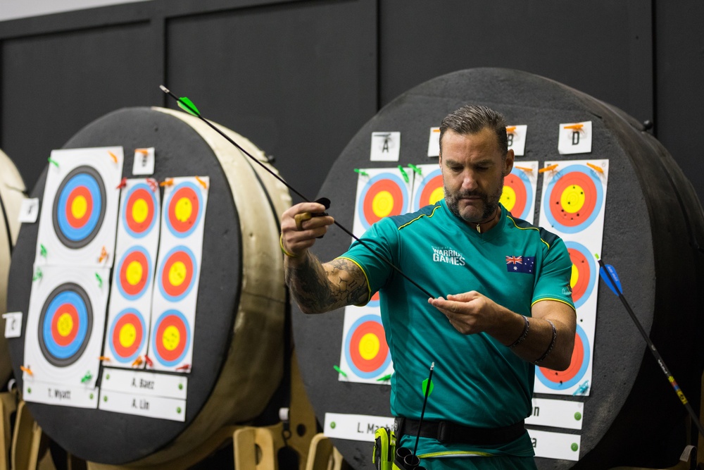 2024 DoD Warrior Games Athletes Nock, Aim, And Hit Their Targets with Adaptive Archery Competition