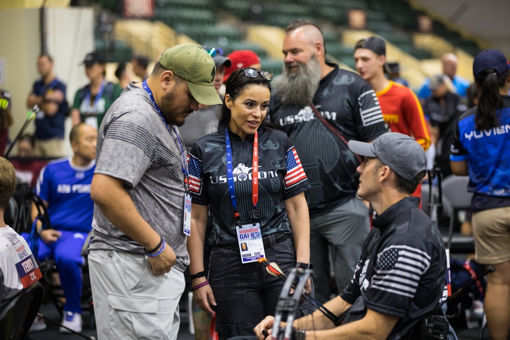 2024 DoD Warrior Games Athletes Nock, Aim, And Hit Their Targets with Adaptive Archery Competition