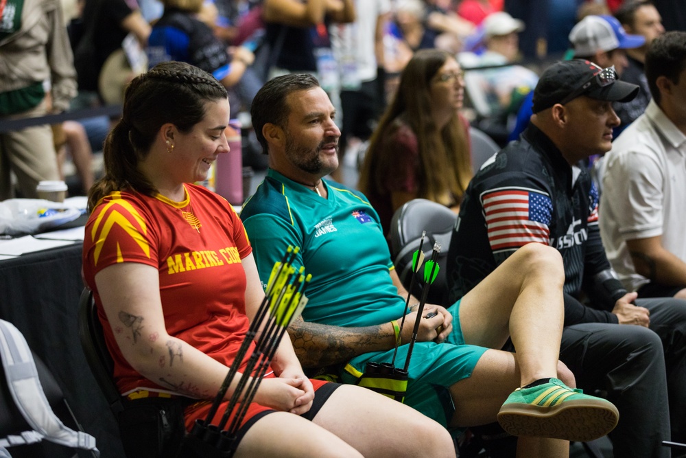 2024 DoD Warrior Games Athletes Nock, Aim, And Hit Their Targets with Adaptive Archery Competition