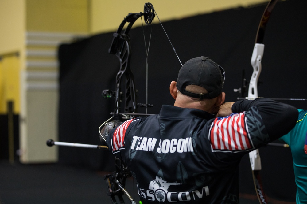 2024 DoD Warrior Games Athletes Nock, Aim, And Hit Their Targets with Adaptive Archery Competition