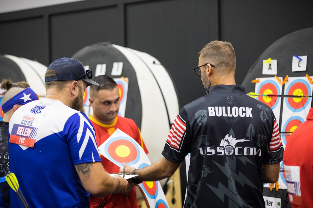 2024 DoD Warrior Games Athletes Nock, Aim, And Hit Their Targets with Adaptive Archery Competition