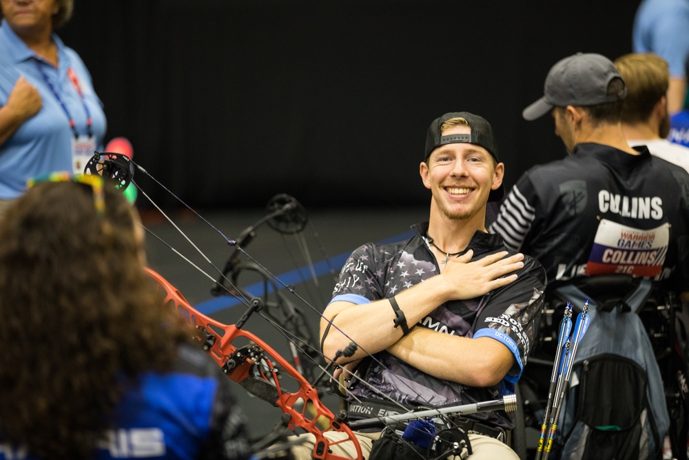 2024 DoD Warrior Games Athletes Nock, Aim, And Hit Their Targets with Adaptive Archery Competition