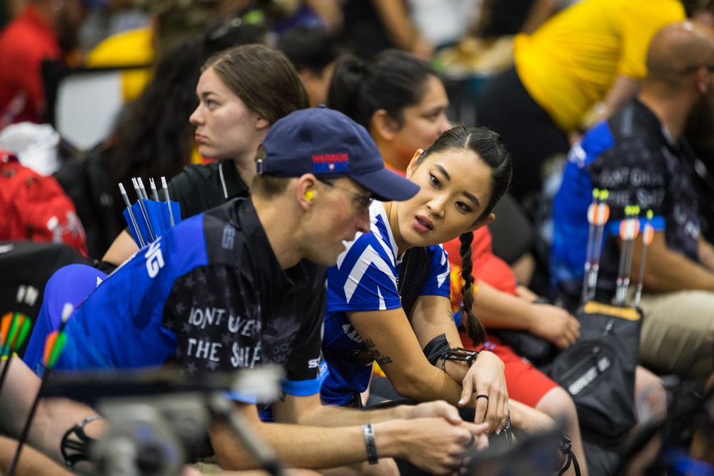 2024 DoD Warrior Games Athletes Nock, Aim, And Hit Their Targets with Adaptive Archery Competition