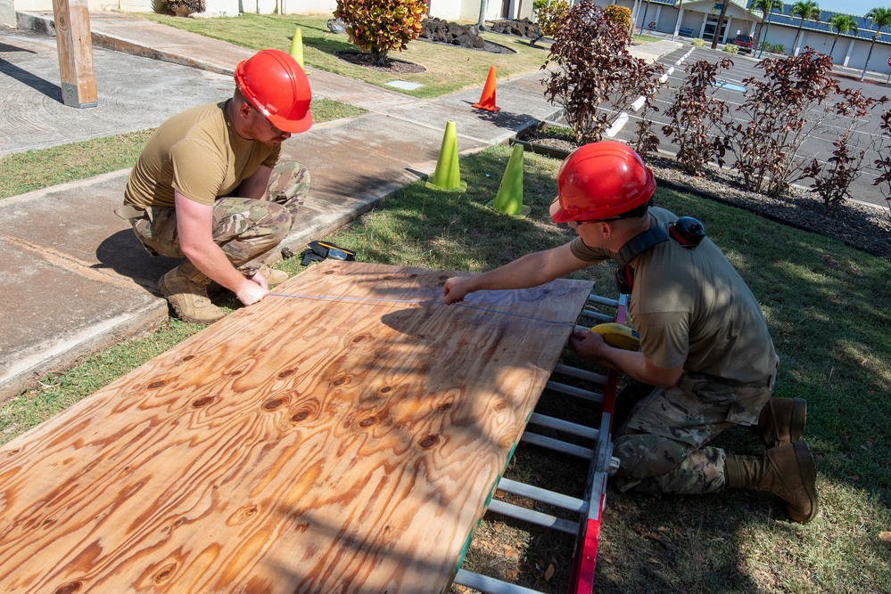 Red Horse Squadron Works on Construction Projects at Pacific Missile Range Facility