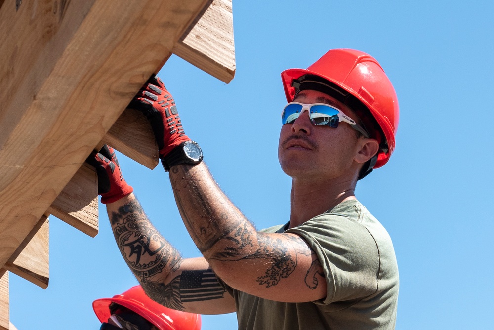 Red Horse Squadron Works on Construction Projects at Pacific Missile Range Facility