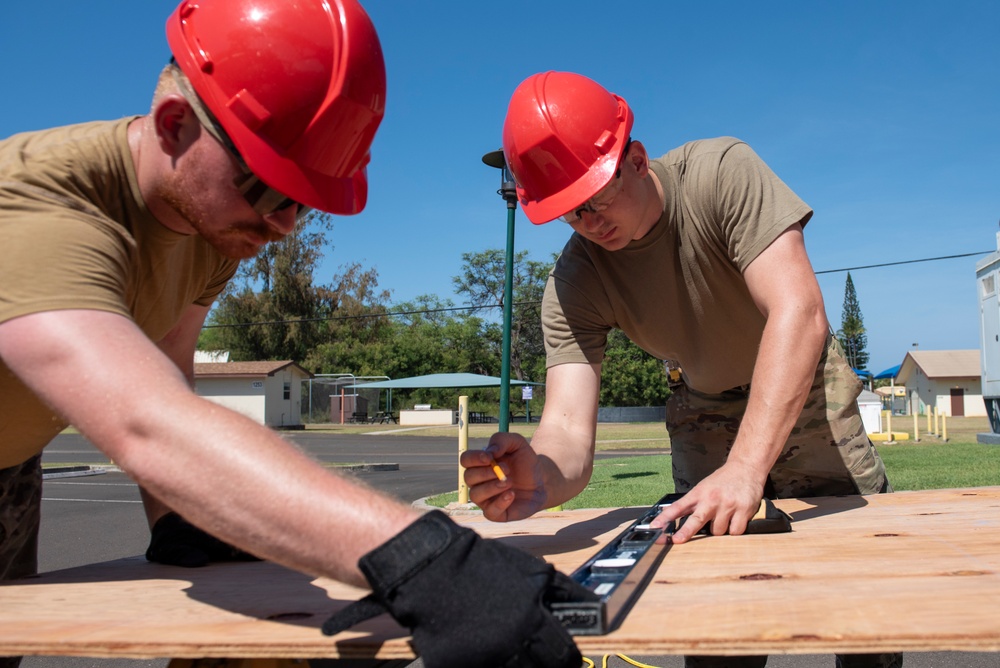 Red Horse Squadron Works on Construction Projects at Pacific Missile Range Facility